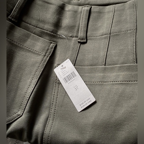 Anthropologie The Colette Cropped Wide-Leg Ponte Pants size 27 new with tag - Picture 3 of 11